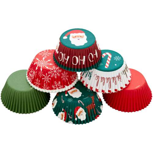 Classic Christmas Cupcake Papers - pack of 150 - Click Image to Close